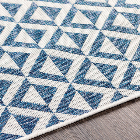 Surya Eagean Eag-2372 Dark Blue, Denim, Cream Rugs.