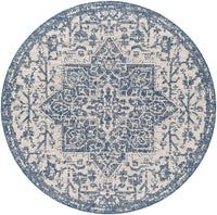 Surya Eagean Eag-2377 Dark Blue, Denim, Cream Area Rug