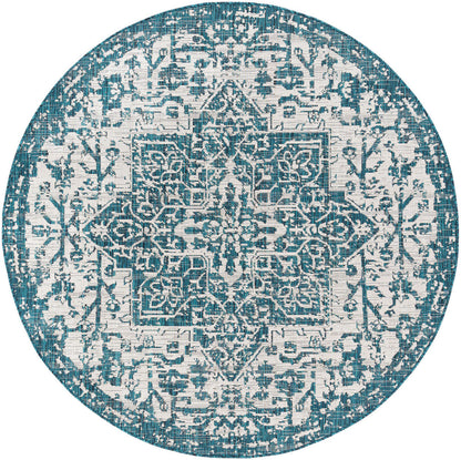 Surya Eagean Eag-2378 Teal, Black, Light Beige Area Rug