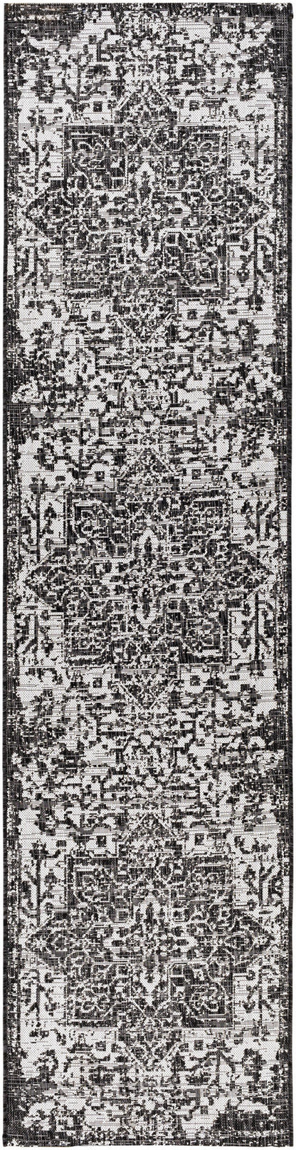 Surya Eagean Eag-2379 Black, Charcoal, Light Beige Area Rug