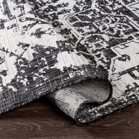 Surya Eagean Eag-2379 Black, Charcoal, Light Beige Rugs.