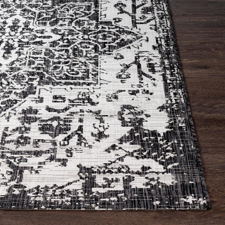 Surya Eagean Eag-2379 Black, Charcoal, Light Beige Rugs.