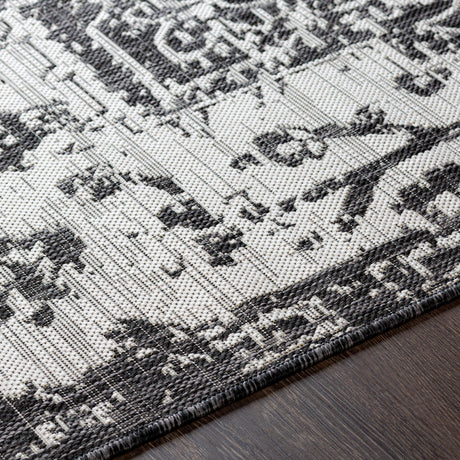 Surya Eagean Eag-2379 Black, Charcoal, Light Beige Rugs.