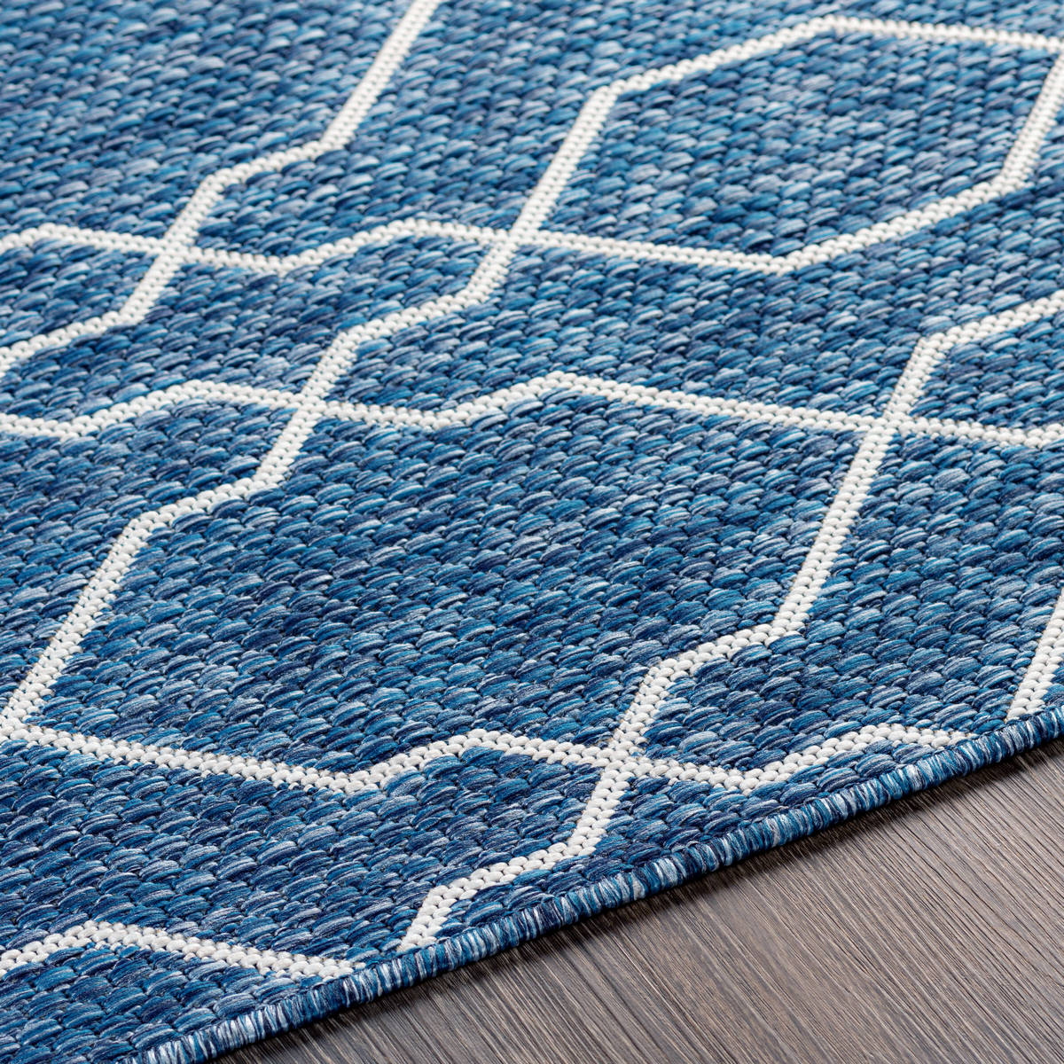 Surya Eagean Eag-2381 Dark Blue, Denim, Cream Area Rug