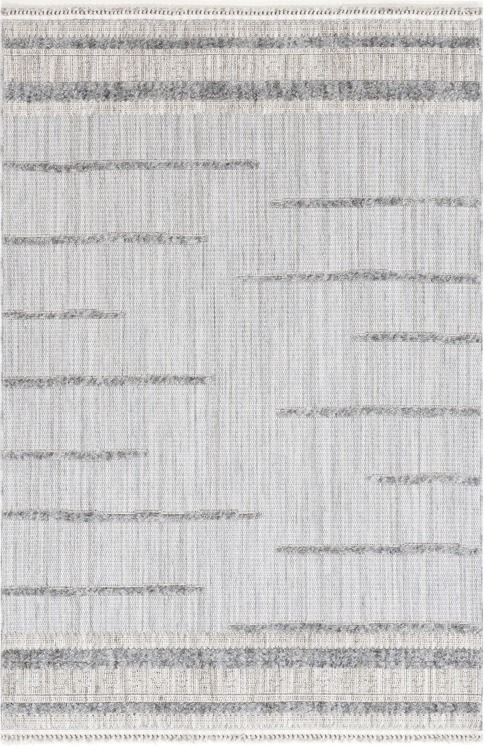 Nuloom Roselia Transitional Lined Nro2318A Light Gray Area Rug