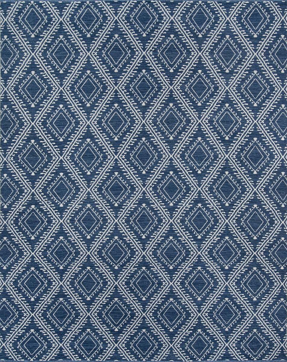 Momeni Erin Gates Easton Pleasant Eas-1 Navy Geometric Area Rug