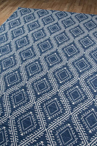 Momeni Erin Gates Easton Pleasant Eas-1 Navy Geometric Area Rug