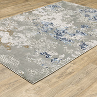 Oriental Weavers Sphinx Easton 7111F Grey/ Blue Area Rug