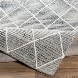 Surya Eaton Eat-2302 Light Gray, Medium Gray, Black Rugs.