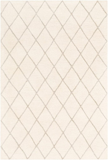 Surya Eaton Eat-2303 Cream, Taupe Geometric Area Rug