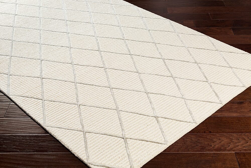 Surya Eaton Eat-2303 Cream, Taupe Geometric Area Rug