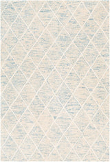 Surya Eaton Eat-2304 Ice Blue, Denim, Ivory, Cream Rugs.