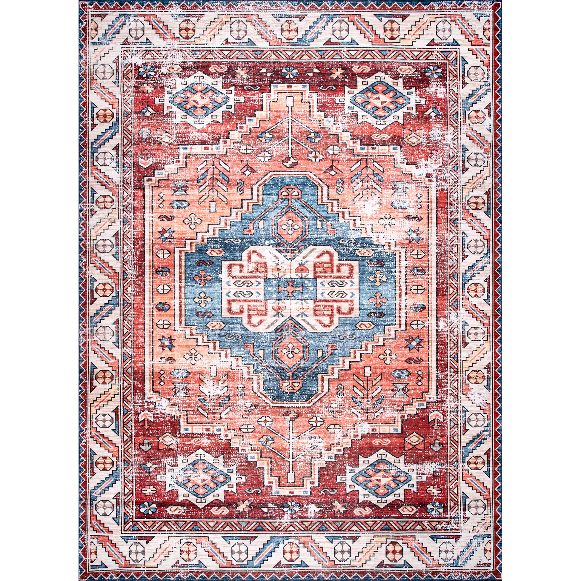 AreaRugs.com Wavaj Nwa1043A Rust Area Rug