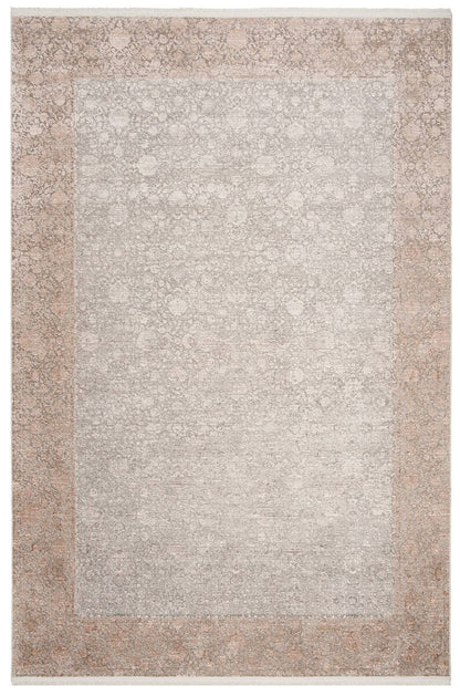 Safavieh Eclipse Ecl177B Beige / Light Grey Bordered Area Rug