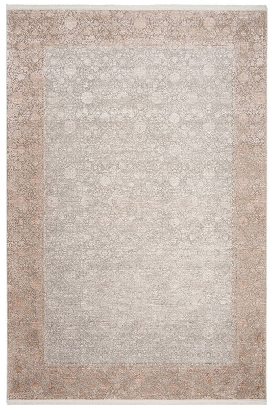 Safavieh Eclipse Ecl177B Beige / Light Grey Bordered Area Rug