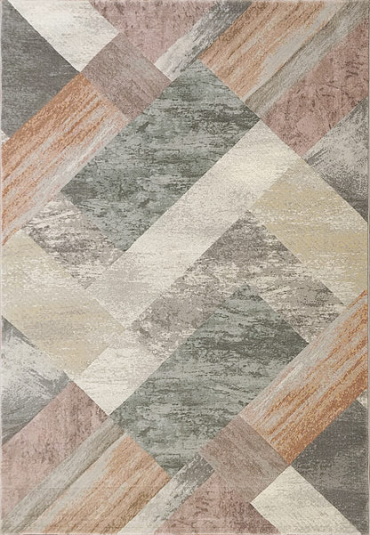 Dynamic Eclipse 63484 Multi Geometric Area Rug