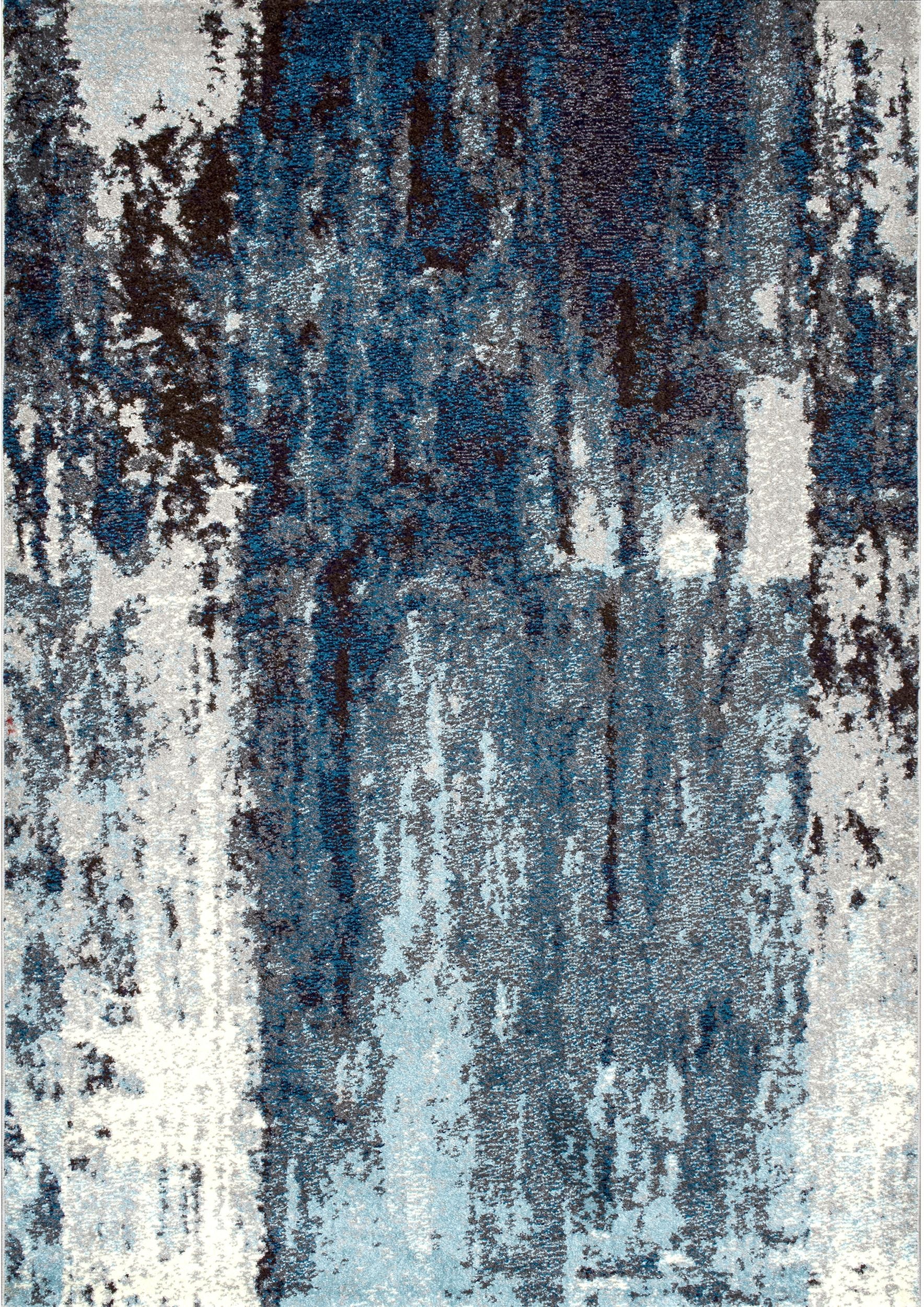 Nuloom Abstract Haydee Nab1680A Blue Area Rug