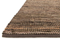 Loloi Edge ED-01 Brown Solid Color Area Rug