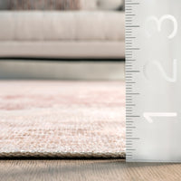 AreaRugs.com Wavaj Nwa1189A Light Pink Area Rug