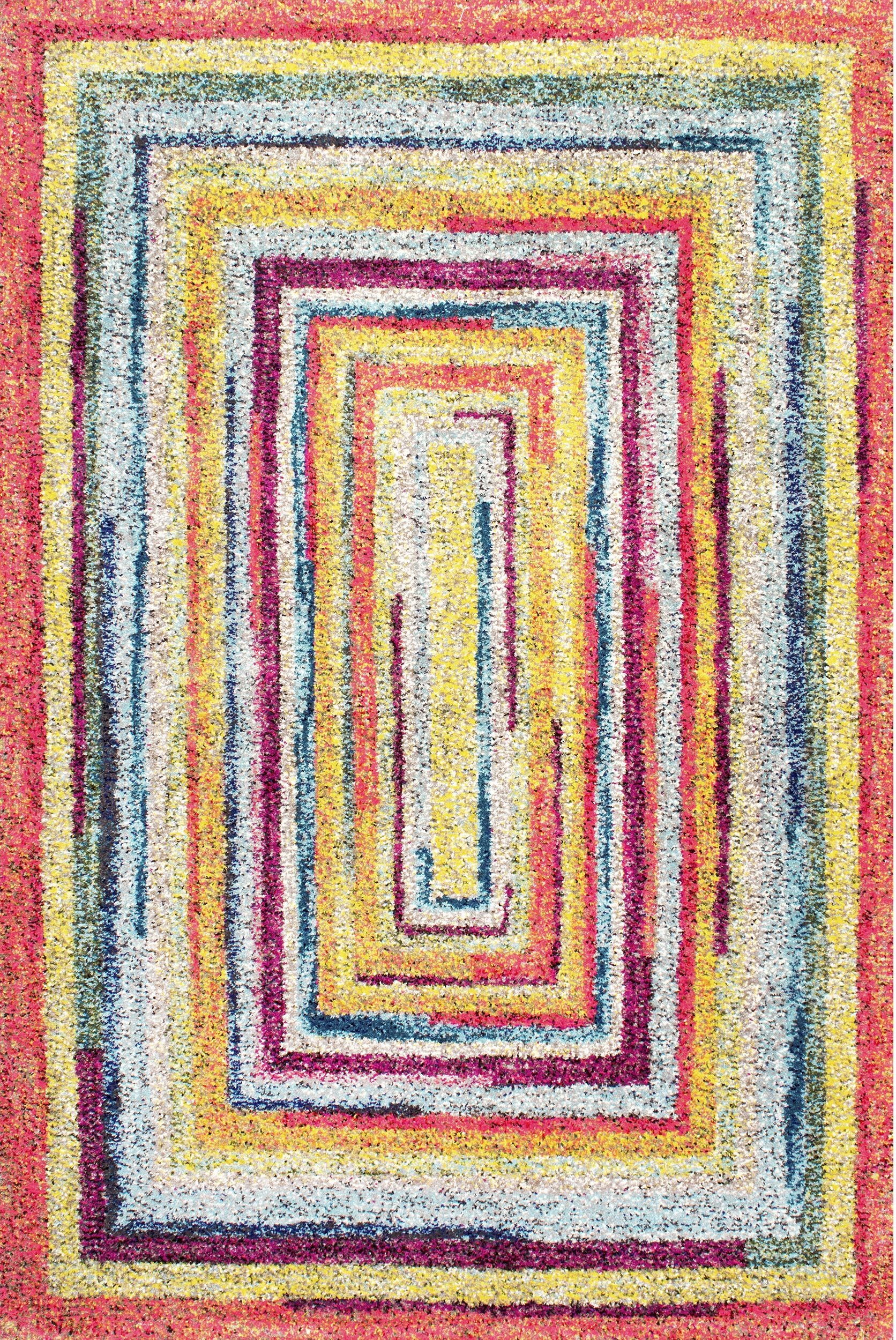 Nuloom Hargis Labyrinth Nha1668B Multi Area Rug