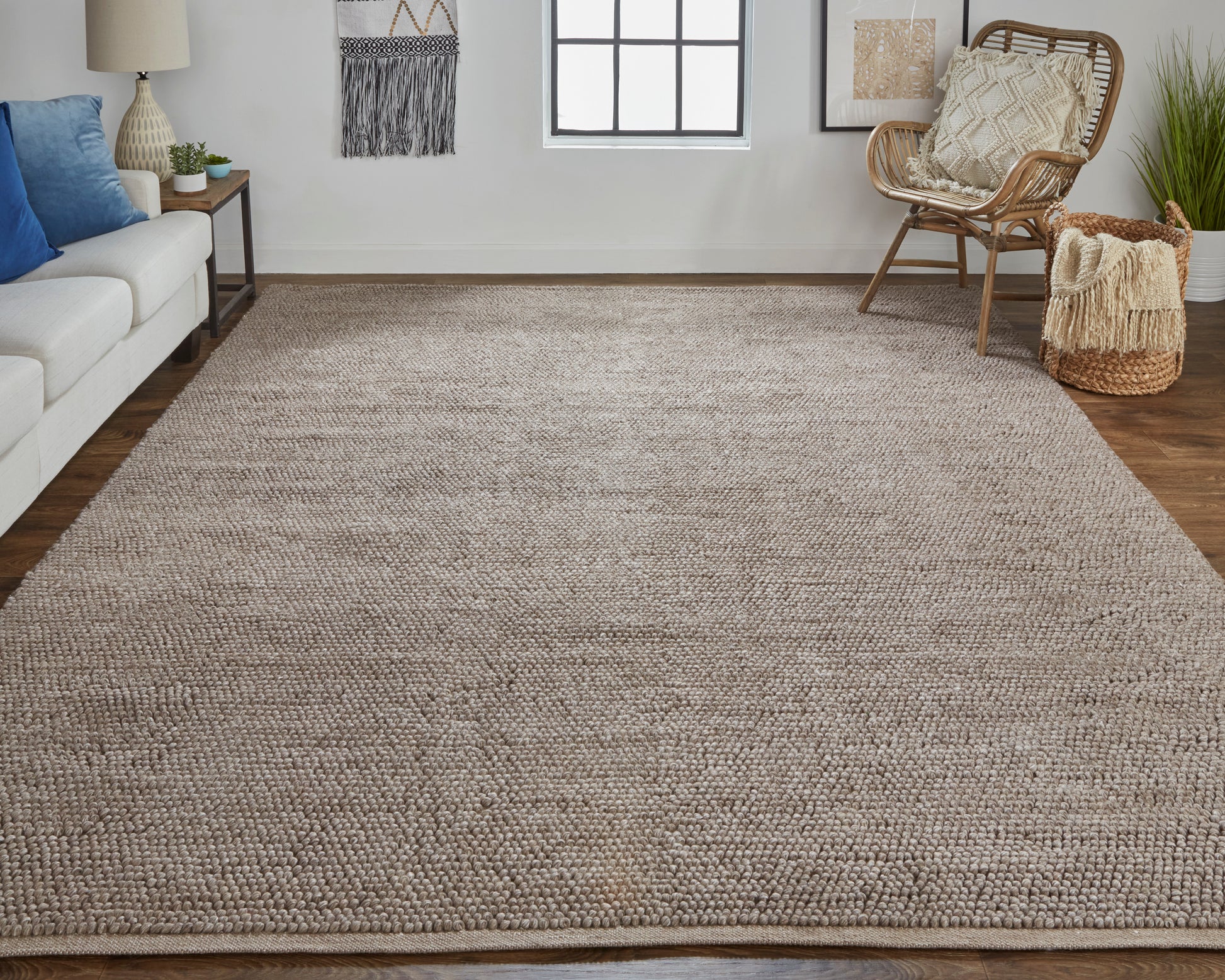 Feizy Thayer 8649F Brown Area Rug