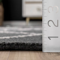 Nuloom Elvia Nel2746D Charcoal Area Rug