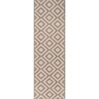 Nuloom Marybelle Tribal Trellis Nma2857A Beige Area Rug