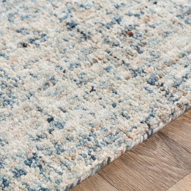 Surya Emily Eil-2302 Navy, Dark Brown, Bright Blue, Light Gray Rugs.