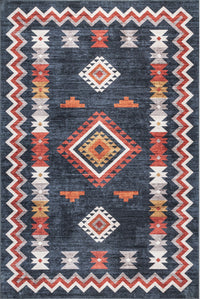 AreaRugs.com Wavaj Nwa1093C Navy Area Rug