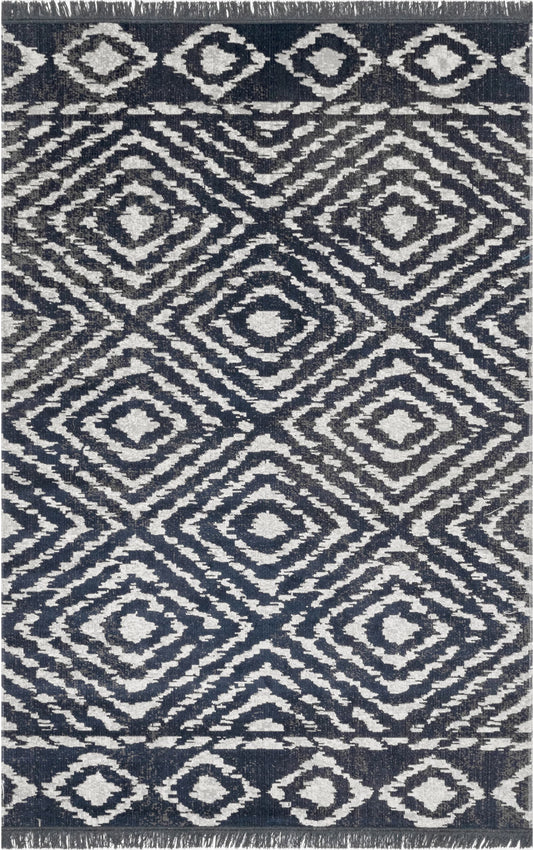 Nuloom Zaria Diamonds Nza1493A Blue Area Rug