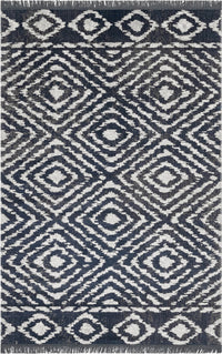 Nuloom Zaria Diamonds Nza1493A Blue Area Rug