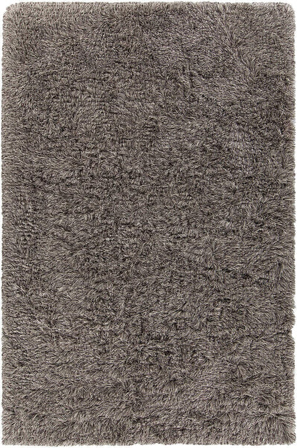 Chandra Elisha Eli33100 Grey / Black Solid Color Area Rug
