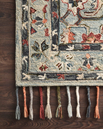 Loloi Elka Elk-01 Sky / Multi Area Rug