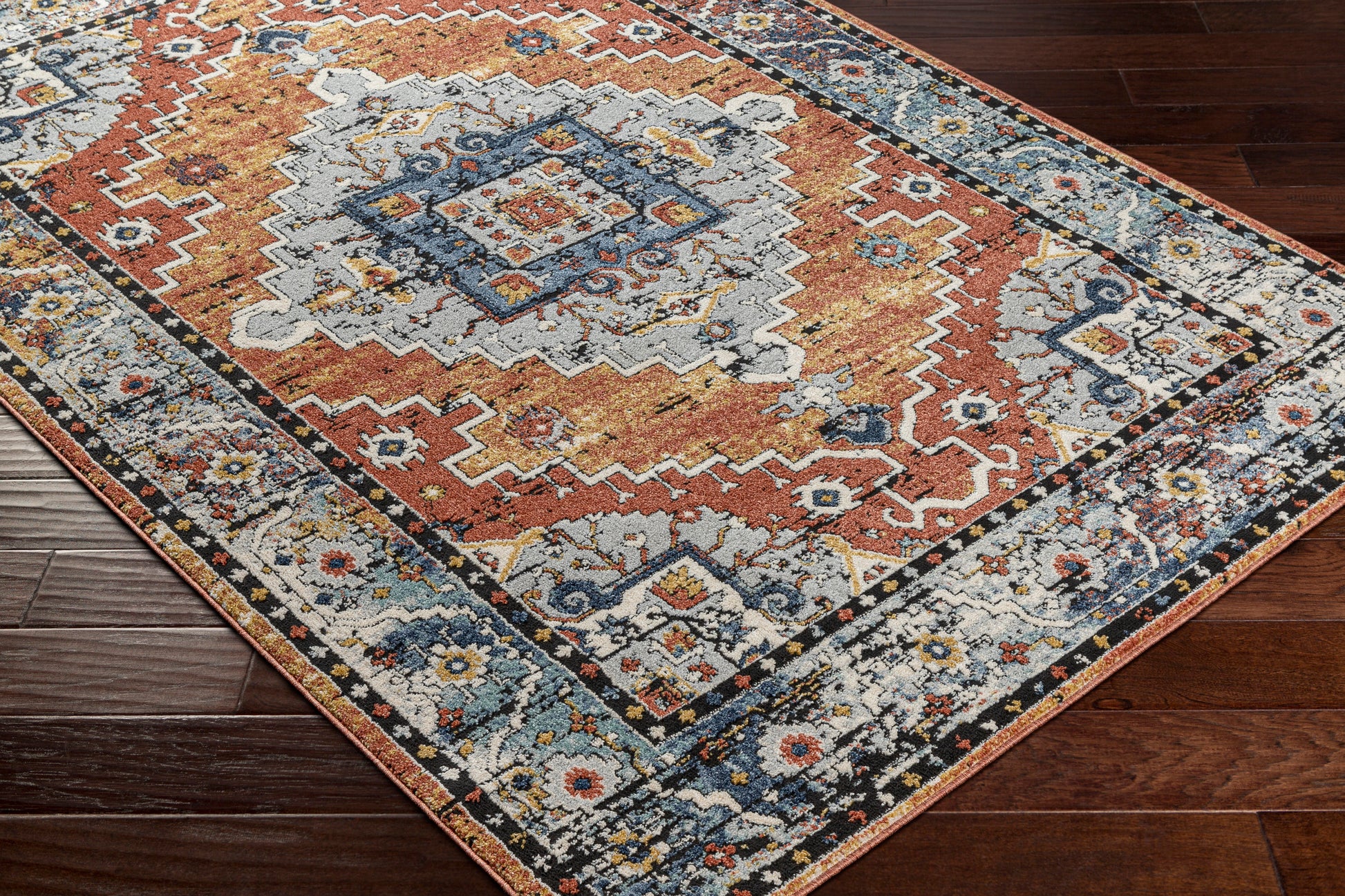 Surya Ella Ell-2302 Orange Area Rug