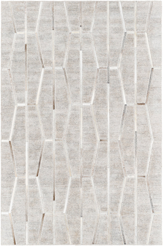 Surya Eloquent Elq-2300 Light Gray, Medium Gray, Beige, Taupe Rugs.