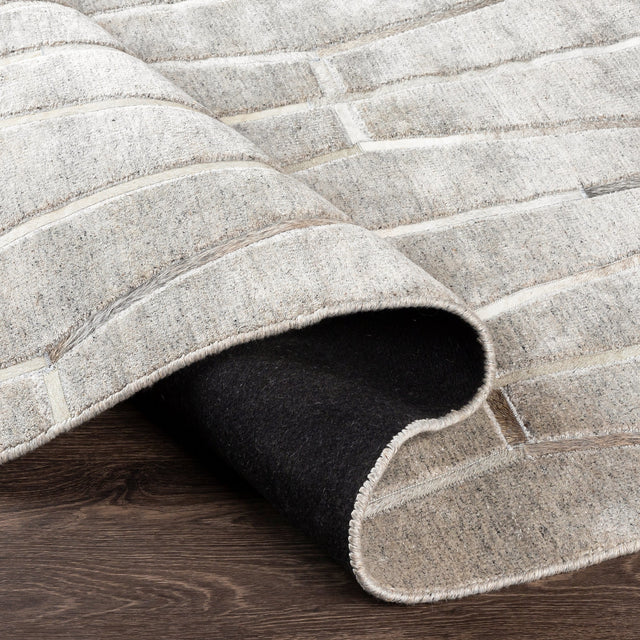 Surya Eloquent Elq-2300 Light Gray, Medium Gray, Beige, Taupe Rugs.