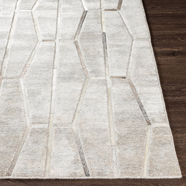 Surya Eloquent Elq-2300 Light Gray, Medium Gray, Beige, Taupe Rugs.