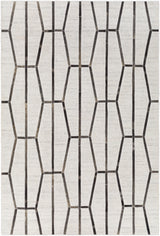 Surya Eloquent Elq-2303 Ivory, Light Gray, Black, Medium Gray Rugs.