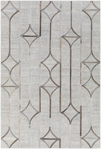 Surya Eloquent Elq-2304 Ivory, Light Gray, Camel, Dark Brown Area Rug