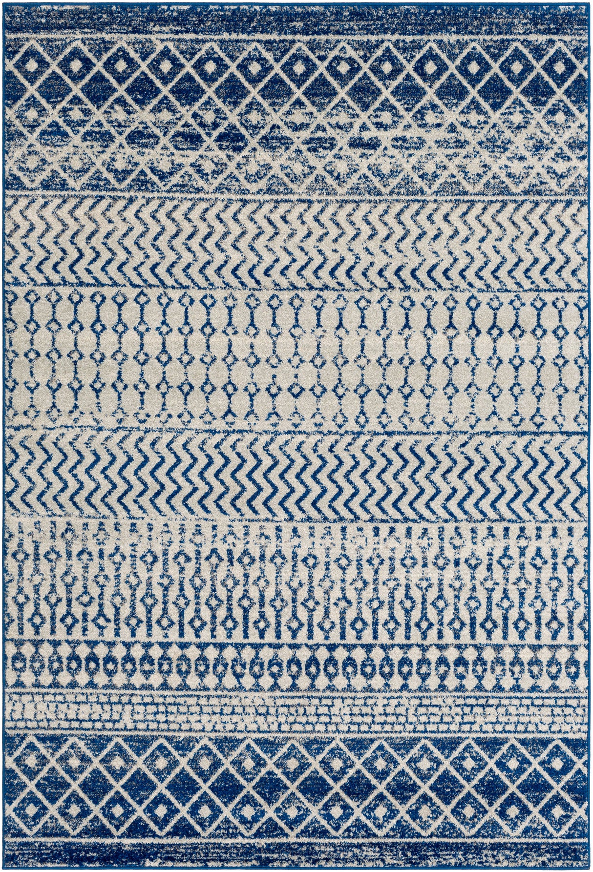 Surya Elaziz Elz-2345 Blue, Gray Rug.