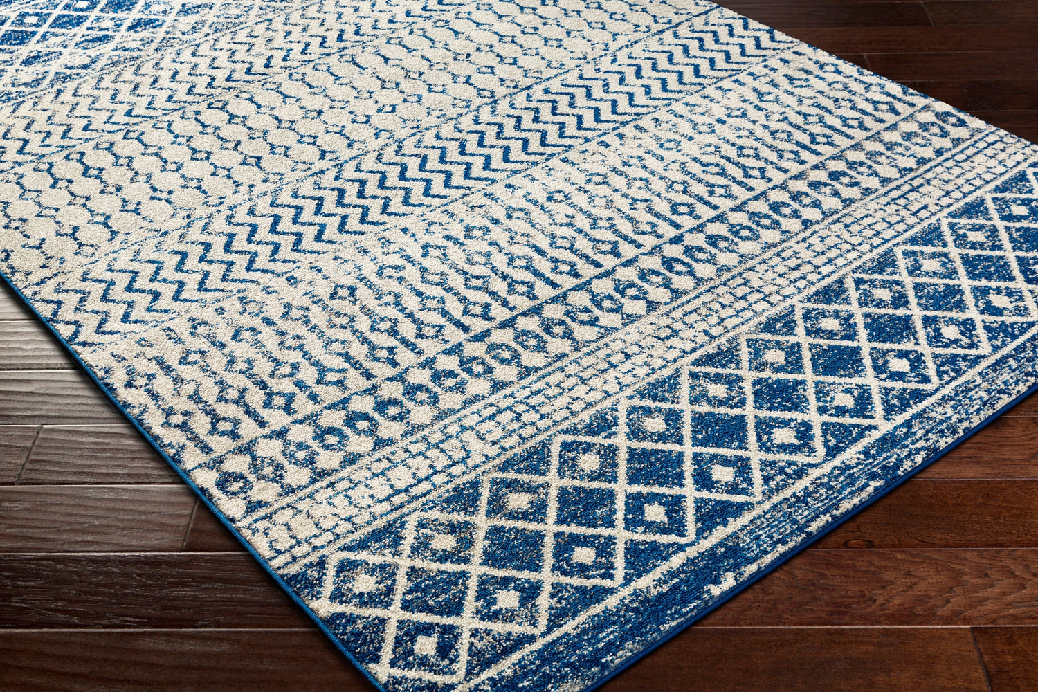 Surya Elaziz Elz-2345 Blue, Gray Rug.