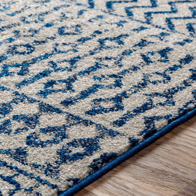 Surya Elaziz Elz-2345 Blue, Gray Rug.