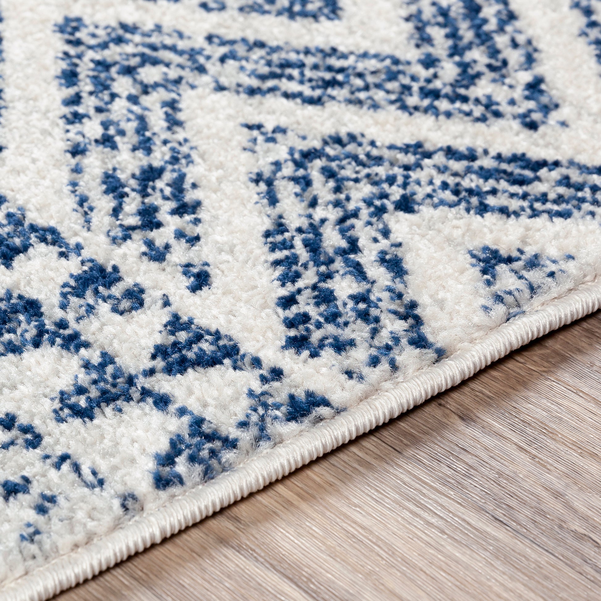 Surya Elaziz Elz-2353 Dark Blue, Light Gray, White Area Rug