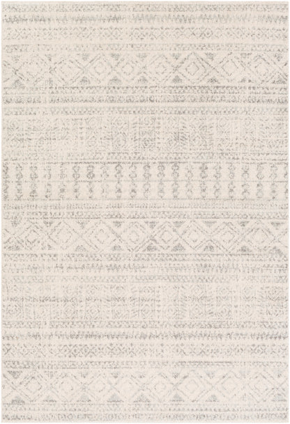 Surya Elaziz Elz-2354 Medium Gray, Light Gray, White Area Rug