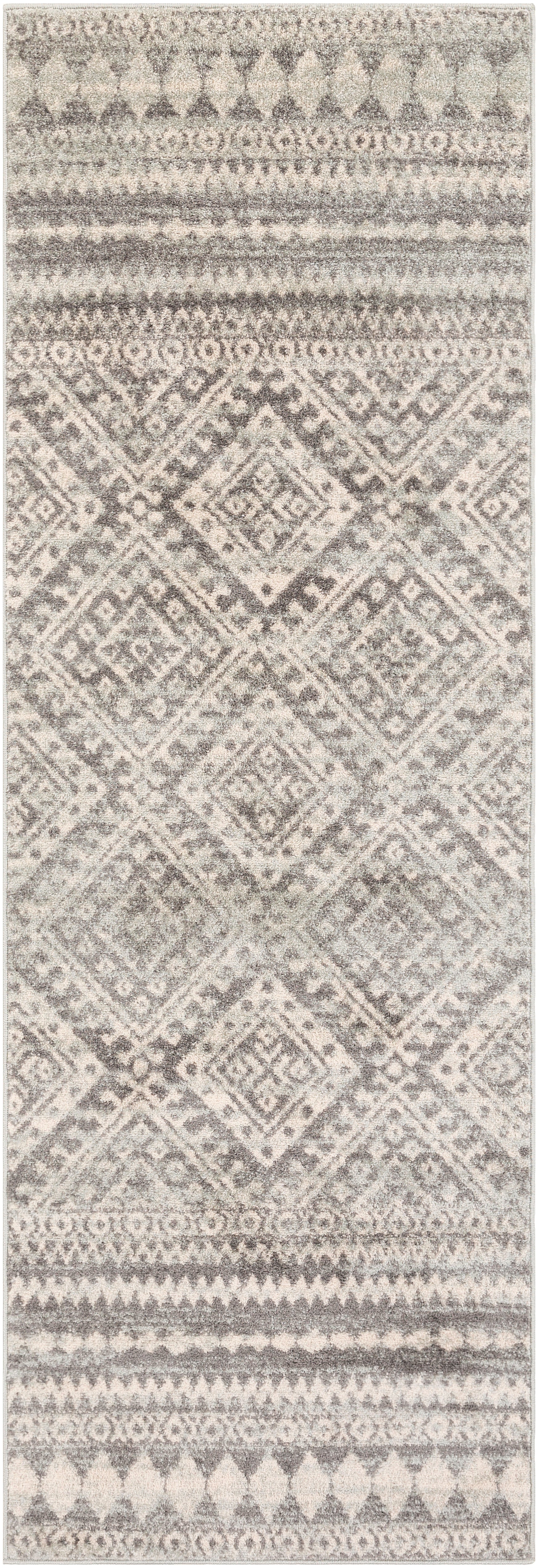 Surya Elaziz Elz-2357 Medium Gray, Light Gray, White Area Rug