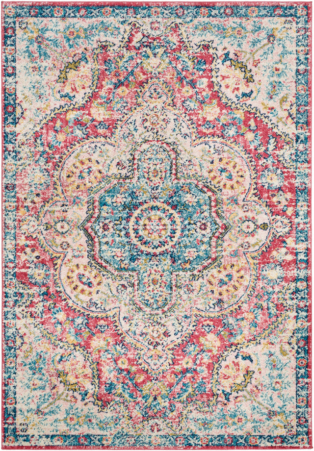 Surya Elaziz Elz-2359 Rose, Navy Rug.