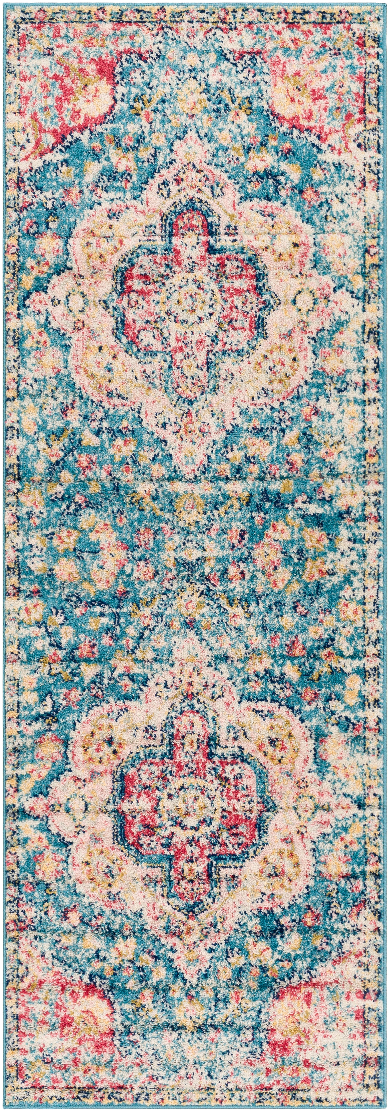 Surya Elaziz Elz-2360 Navy, Sky Blue Area Rug