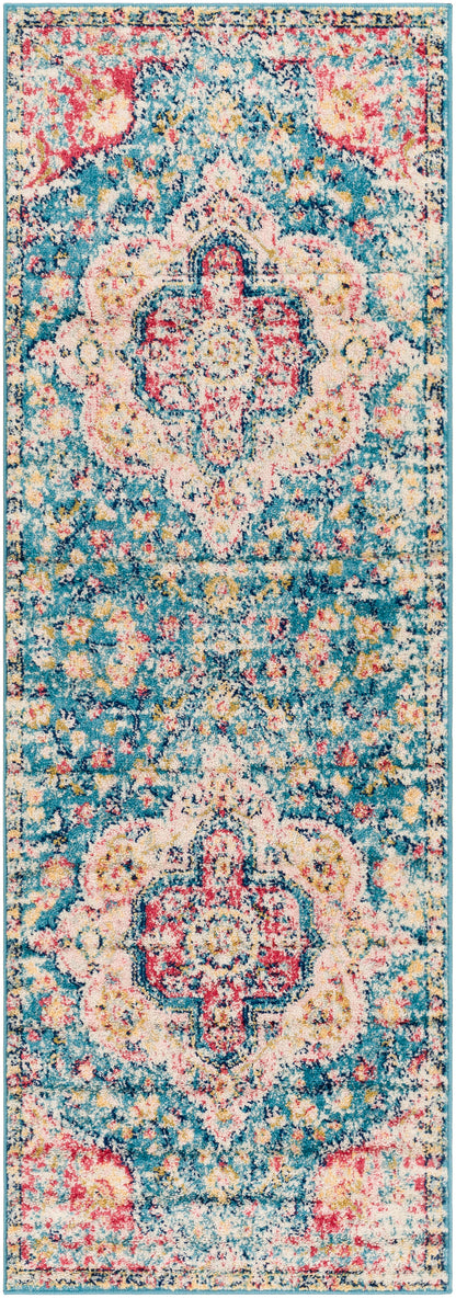 Surya Elaziz Elz-2360 Navy, Sky Blue Area Rug