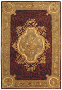 Safavieh Empire Em414A Dark Red / Dark Beig Area Rug