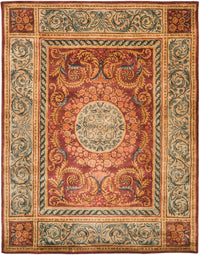 Safavieh Empire em421a Burgundy / Gold Area Rug